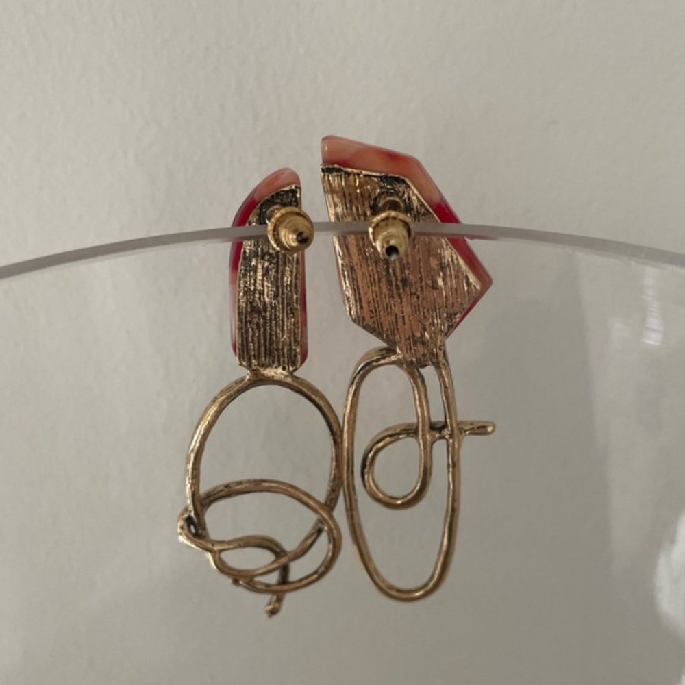 Angelica Stones W Gold Earrings - Picture 11 of 11